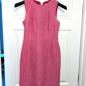 Pink & Gray Sleeveless Dress
